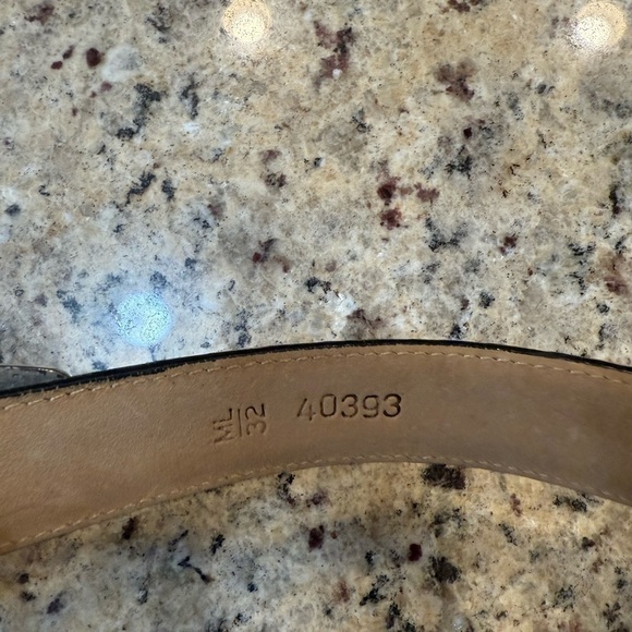 Brighton Black Croc-Embossed Belt with Silver Accents - Picture 5 of 5